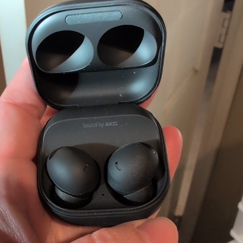 Samsung Galaxy Buds 2 Pro Matte Black Earbuds And Charging Case - Picture 7 of 16